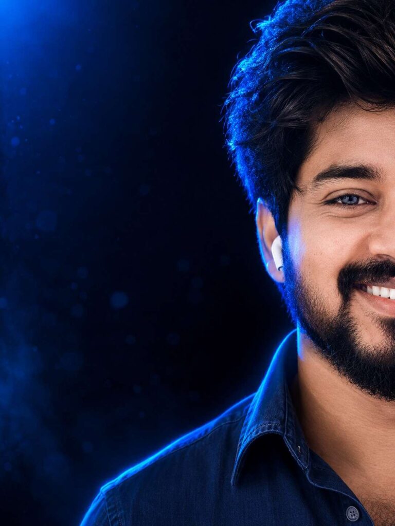Blue Close Up Portrait DP AI Prompt featuring cinematic midnight blue lighting, half-face composition, strict identity lock, luxury editorial Instagram profile picture in ultra-realistic 16K quality.